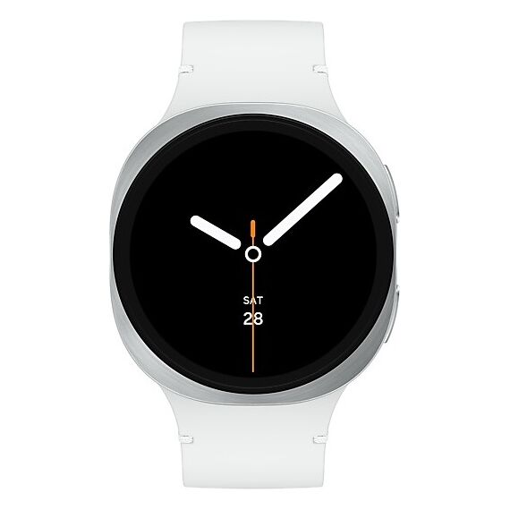 Galaxy Watch8 | 44 мм | 4G LTE | Silver | Sport/White | M/L, Размер: 44 мм, Цвет: Silver, Тип ремешка: Sport, Цвет ремешка: White, Размер ремешка: M/L, Подключение часов: Bluetooth / Wi-Fi + 4G LTE, изображение 2